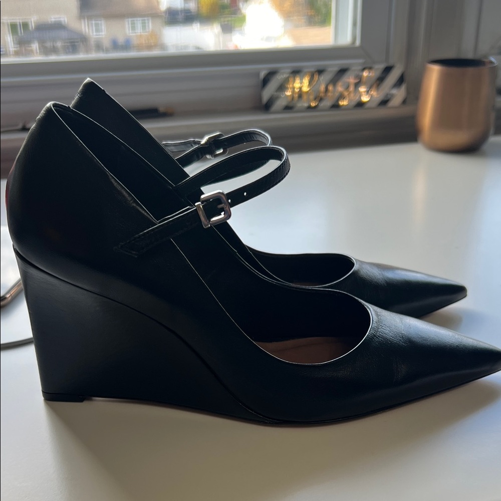 Maeve Black Pointed Toe Heels